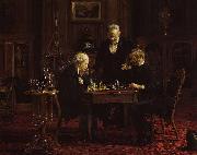 Thomas Eakins The Chess Players oil painting